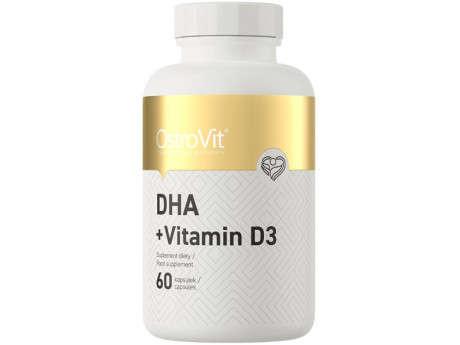 DHA + Vitamin D3 OstroVit (60 капсул)