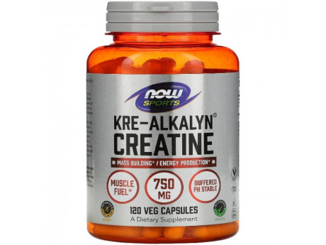 Kre-Alkalyn Sport's Creatine Now Foods (120 капсул)