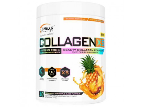 Collagen-X5 Powder Genius Nutrition (360 грамів)