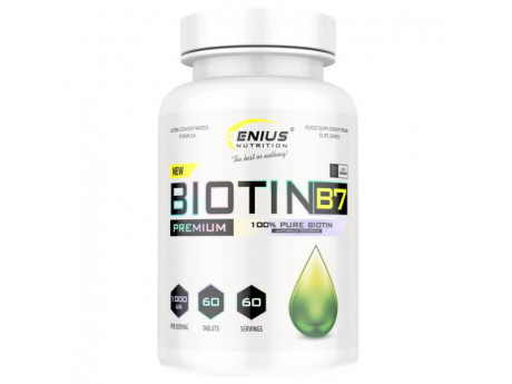 Biotin B7 Genius Nutrition (60 таблеток)