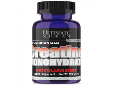 CREATINE MONOHYDRATE ULTIMATE NUTRITION (120 грамів)