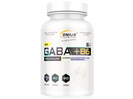GABA + B6 Genius Nutrition (90 капсул)