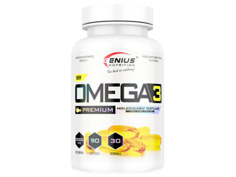 Omega 3 Genius Nutrition (90 капсул)