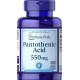Pantothenic Acid 550 мг Puritan's Pride (100 капсул)