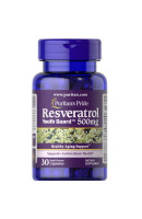 Resveratrol 500 мг Puritan Pride (30 капсул) 