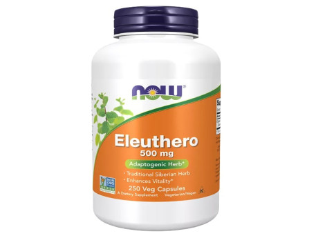 Eleuthero 500 mg NOW (250 вег капсул)