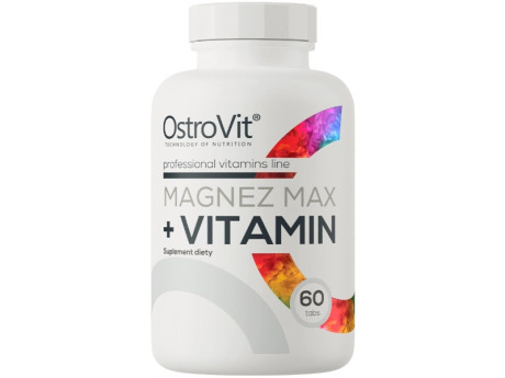 Magnesium MAX + Vitamin OstroVit (60 таблеток)