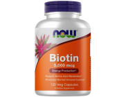 Biotin 5000 мкг NOW (120 вег капсул)