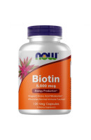 Biotin 5000 мкг NOW (120 вег капсул)