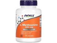 L-Methionine 500мг NOW Foods (100 капсул)