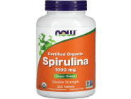 Certified Organic Spirulina 1000мг NOW Foods (240 таблеток)