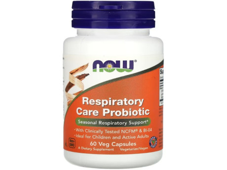Respiratory Care Probiotic NOW Foods (60 вег капсул)