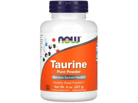 Taurine Pure Powder NOW Foods (227 грамм)