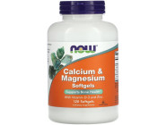 Calcium Magnesium Vitamin D3 and Zinc NOW Foods (120 капсул)