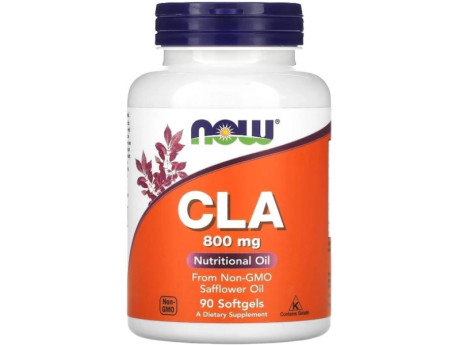 CLA 800мг Now Foods (90 капсул)