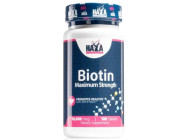 Biotin Maximum Strength 10000 мкг Haya Labs (100 таблеток)