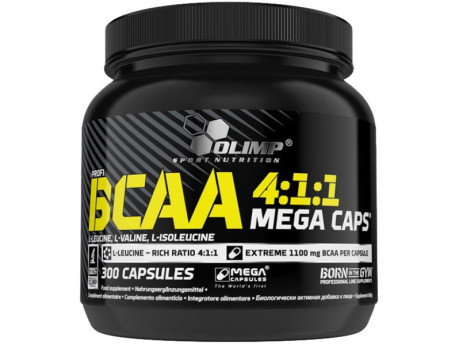 Profi BCAA 4:1:1 Mega Caps Olimp(300 капсул)