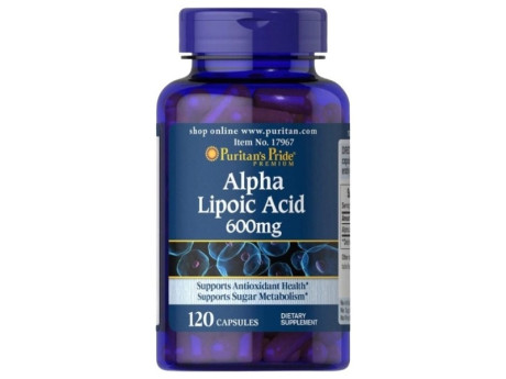 Alpha Lipoic Acid 600 мг Puritan's Pride (120 капсул)