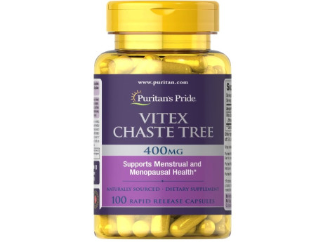 Vitex Chaste Tree 400мг Puritan's Pride (100 капсул)