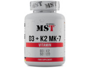 Vitamin D3+K2 MK-7 MST (120 капсул)