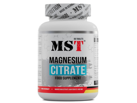 Magnesium Citrate 200мг MST (90 таблеток)
