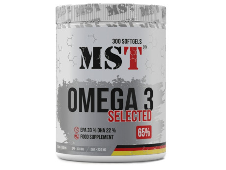 Omega 3 Selected 55% MST (300 капсул)