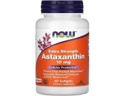 Astaxanthin 10мг NOW Foods (60 вег капсул)