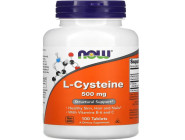 L-Cysteine 500мг NOW Foods (100 таблеток)