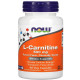 L-Carnitine 500мг NOW Foods (60 вег капсул)