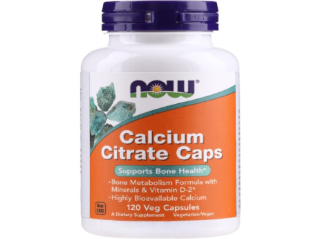 Calcium Citrate Caps NOW Foods (240 вег капсул)