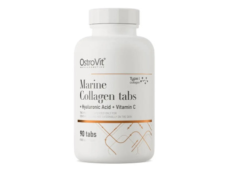 Marine Collagen + Hyaluronic Acid + Vitamin C Ostrovit (90 таблеток)