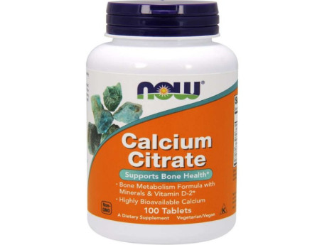Calcium Citrate Now Foods (100 таблеток)