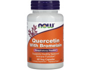 Quercetin with bromelain NOW (60 вег капсул)