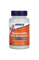 Quercetin with bromelain NOW (60 вег капсул)