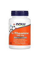 L-Theanine 100мг NOW Foods (90 вег капсул)
