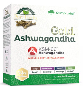 Gold Ashwagandha KSM-66 Olimp (60 капсул)