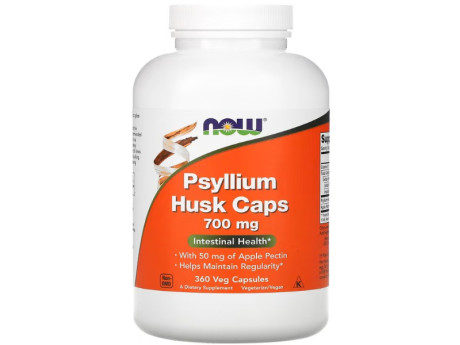 Psyllium Husk Caps 700мг NOW Foods (360 вег капсул)