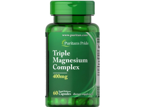 Magnesium Triple Complex 400 мг Puritan's Pride (60 капсул)