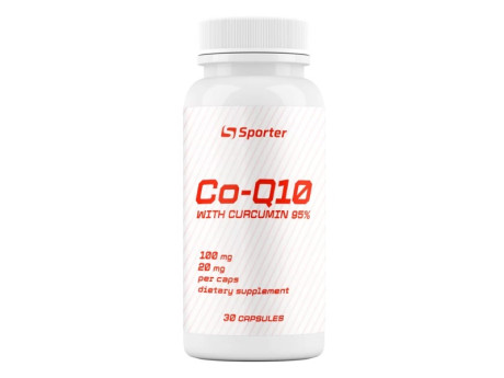Coenzyme Q10 + curcumin Sporter (30 капсул)