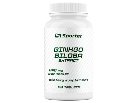 Ginkgo biloba Sporter (60 таблеток)