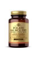 Folate 666мкг 400мкг Solgar (250 таблеток)