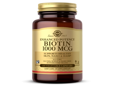 Biotin 1000мкг Solgar (1000 капсул)