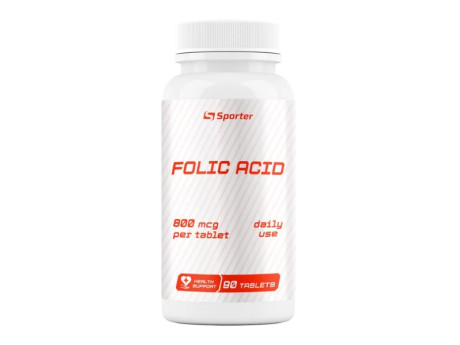 Folic Acid 800 мкг Sporter (90 таблеток)