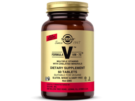 Formula V VM-75 Solgar (60 таблеток)