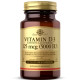 Vitamin D3 125мкг 5000 IU Solgar (60 капсул)