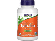 Certified Organic Spirulina 1000мг NOW Foods (120 таблеток)