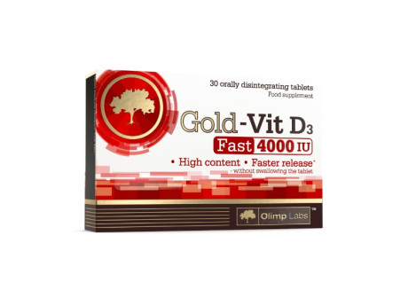 Gold-Vit D3 4000 Fast Olimp (30 таблеток)