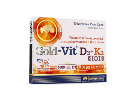 Gold-Vit D3+K2 4000 IU Olimp (30 капсул)