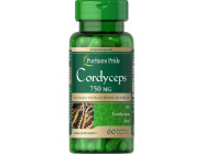 Mushroom Cordyceps 750мг Puritan's Pride (60 капсул)