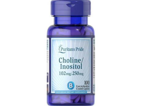 Choline Bitartrate Inositol Puritan's Pride (100 таблеток)